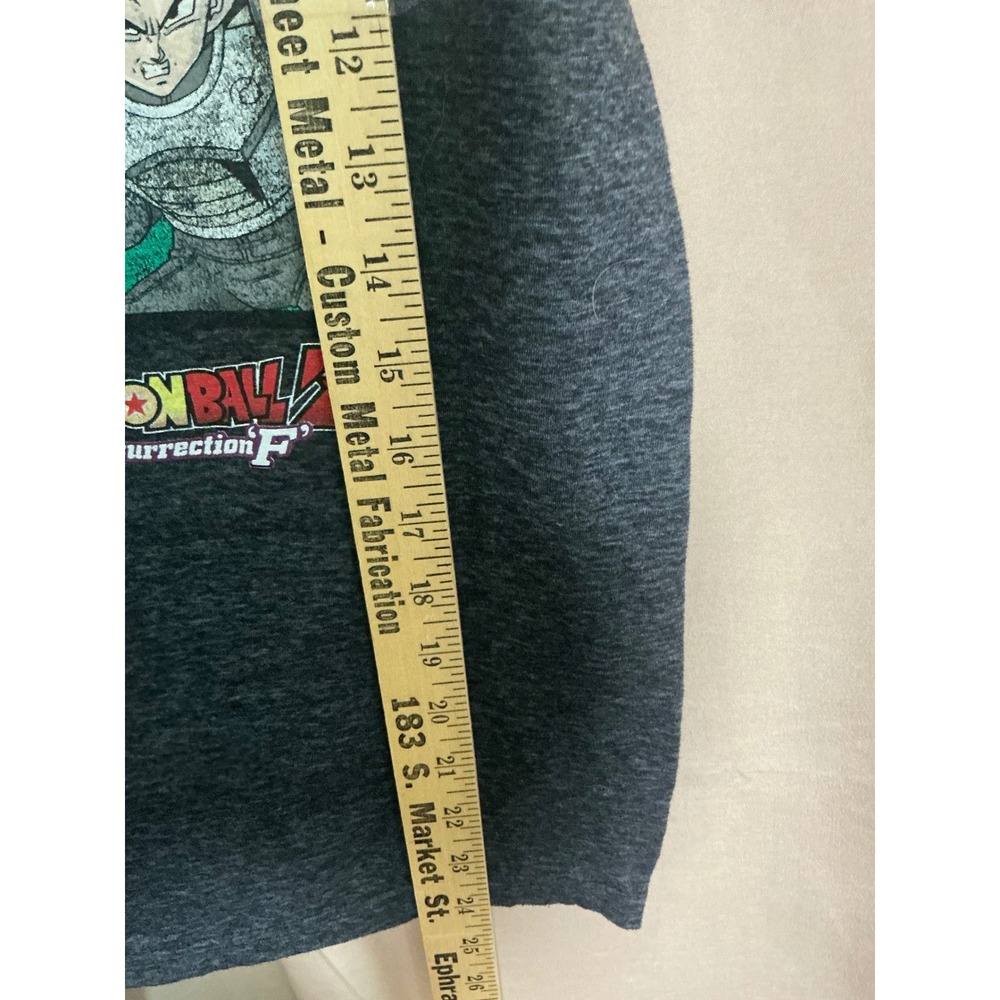 Dragon Ball Z Resurrection F T-Shirt Mens Small Charcoal Excellent Goku Vegeta - Picture 5 of 7